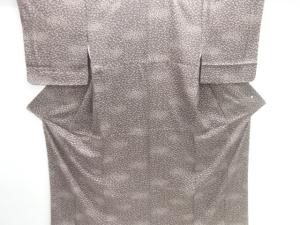 未使用品　仕立て上がり　作家物　束ね熨斗模様小紋着物